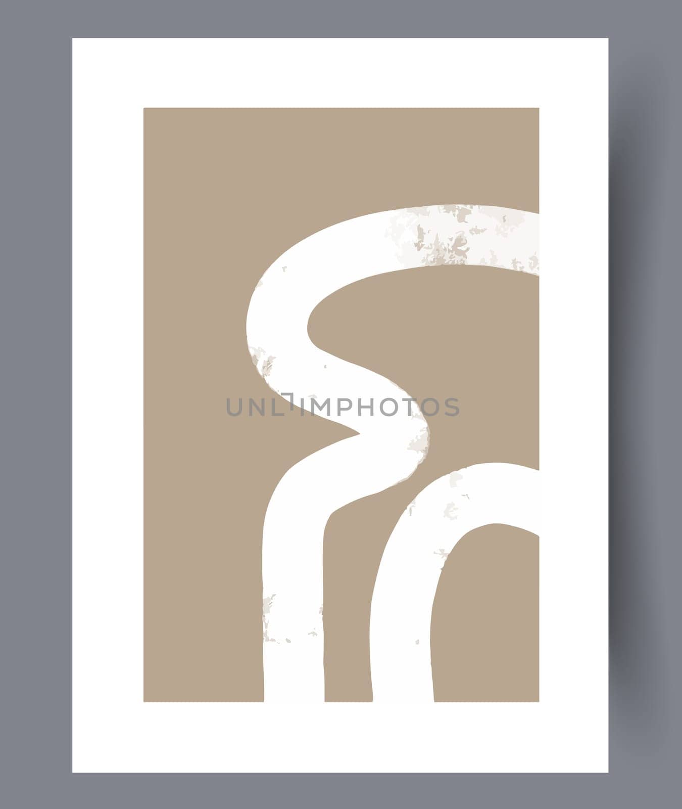 Printable wall art vector poster set vector. Vector illustrationPrintable wall art vector poster set. Hand drawn minimalism design for scandinavian interior.