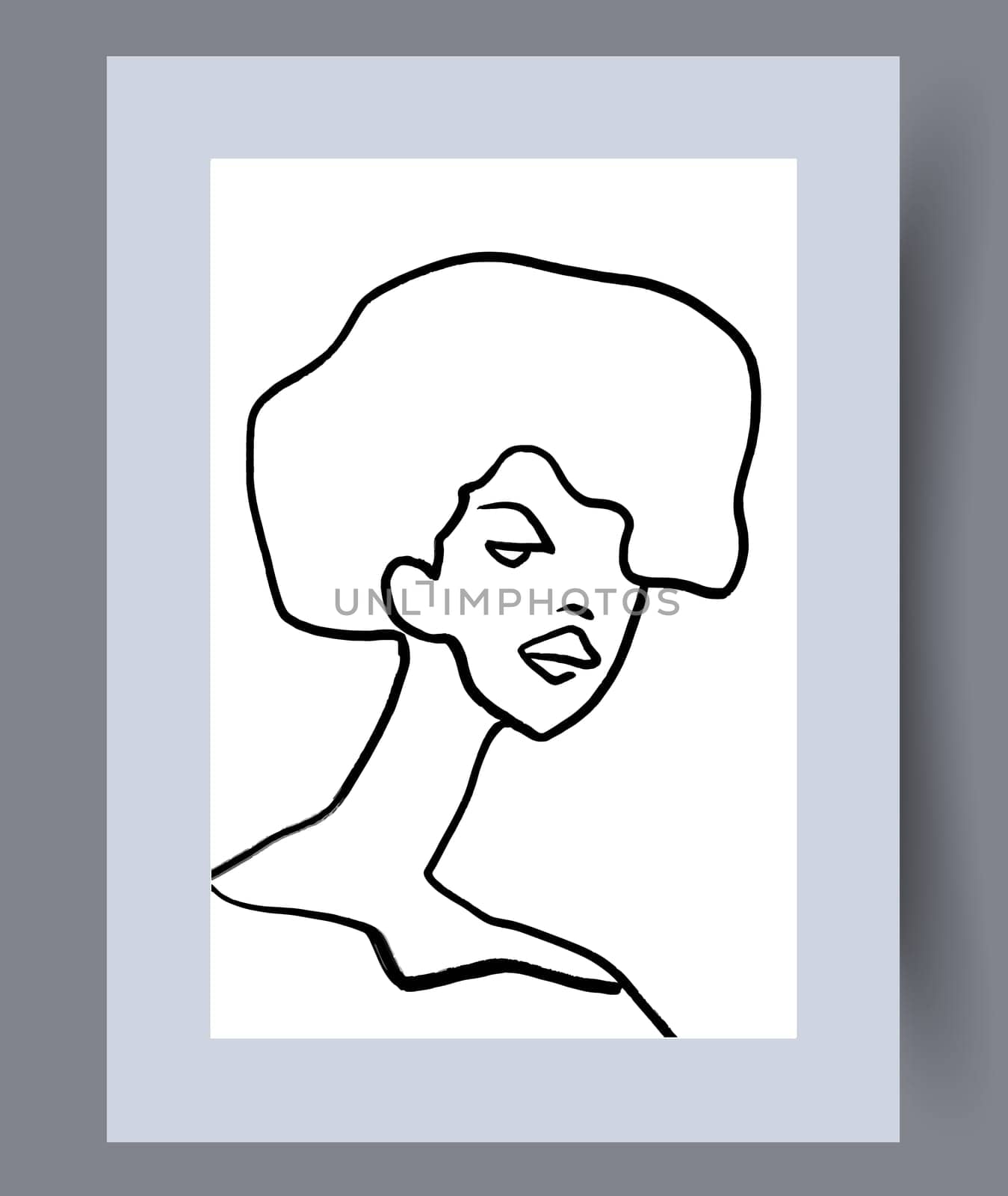 Printable wall art vector poster set. Hand drawn minimalism design for scandinavian interior.