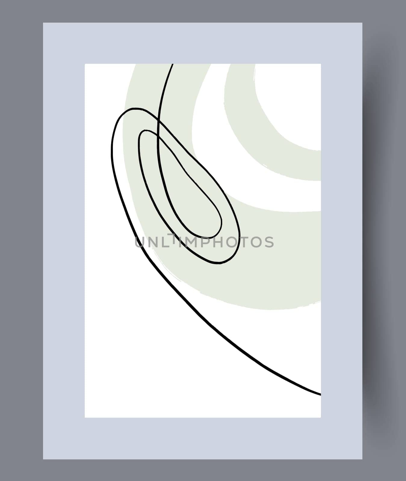 Printable wall art vector poster set. Hand drawn minimalism design for scandinavian interior.