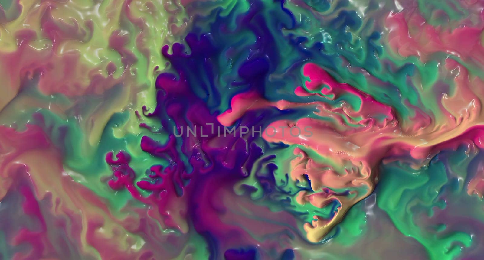 Colorful paint mix with gradient vivid colors,Colorful paint mix with gradient vivid colors