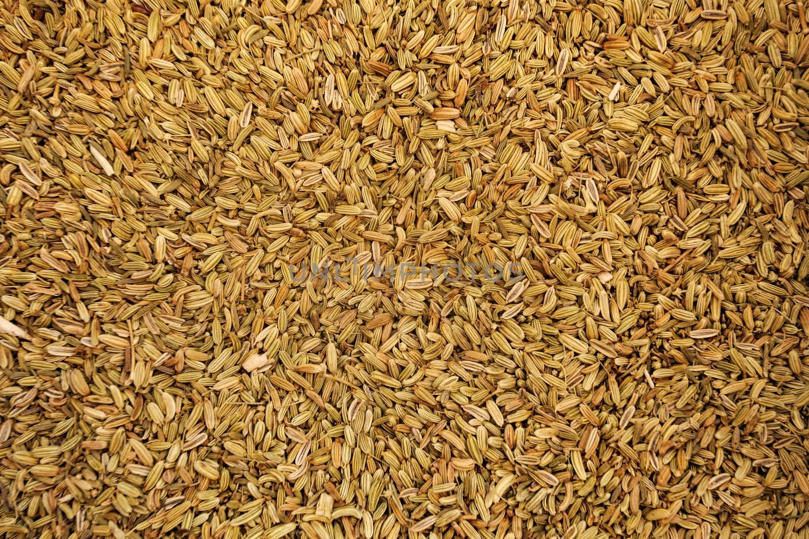 Caraway / Fennel seeds displayed on food market in Kyrenia, Northern Cyprus