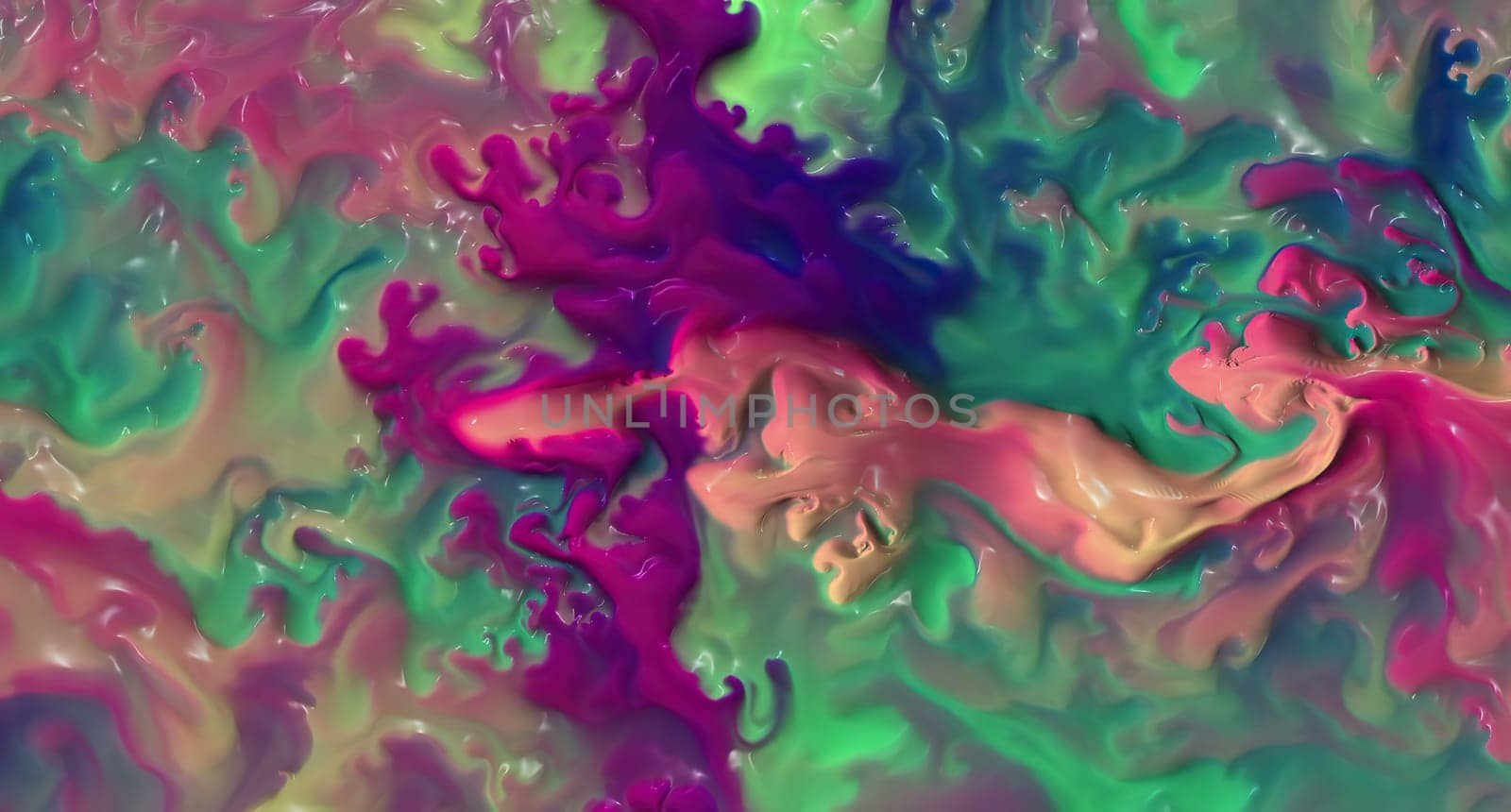Colorful paint mix with gradient vivid colors,Colorful paint mix with gradient vivid colors