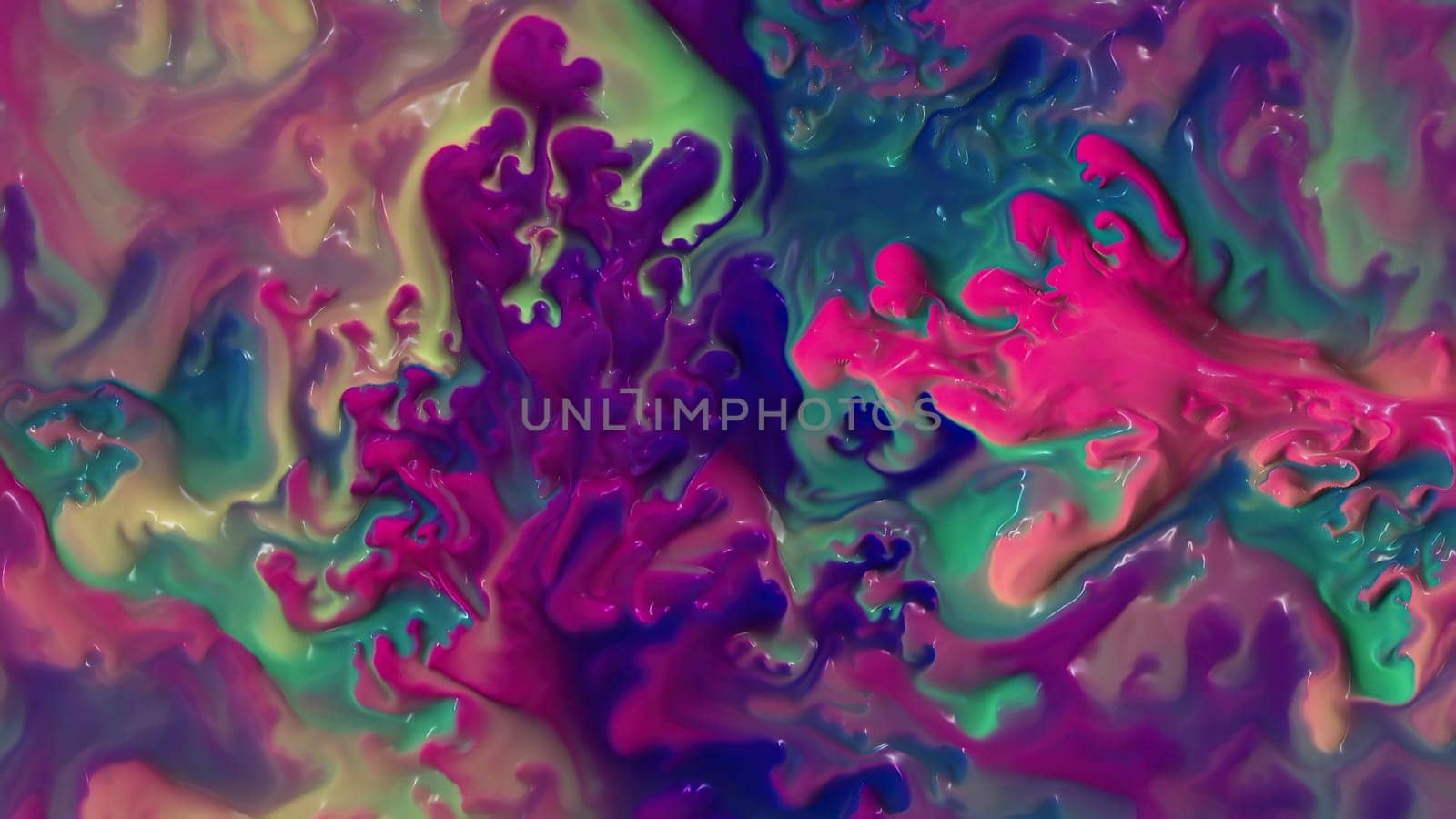 Colorful paint mix with gradient vivid colors,Colorful paint mix with gradient vivid colors