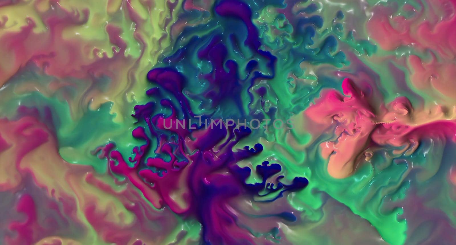 Colorful paint mix with gradient vivid colors,Colorful paint mix with gradient vivid colors