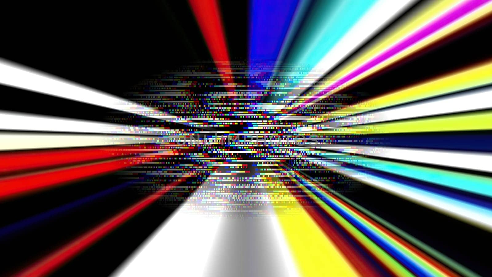 Colorful light rays and pixels,Colorful light rays and pixels