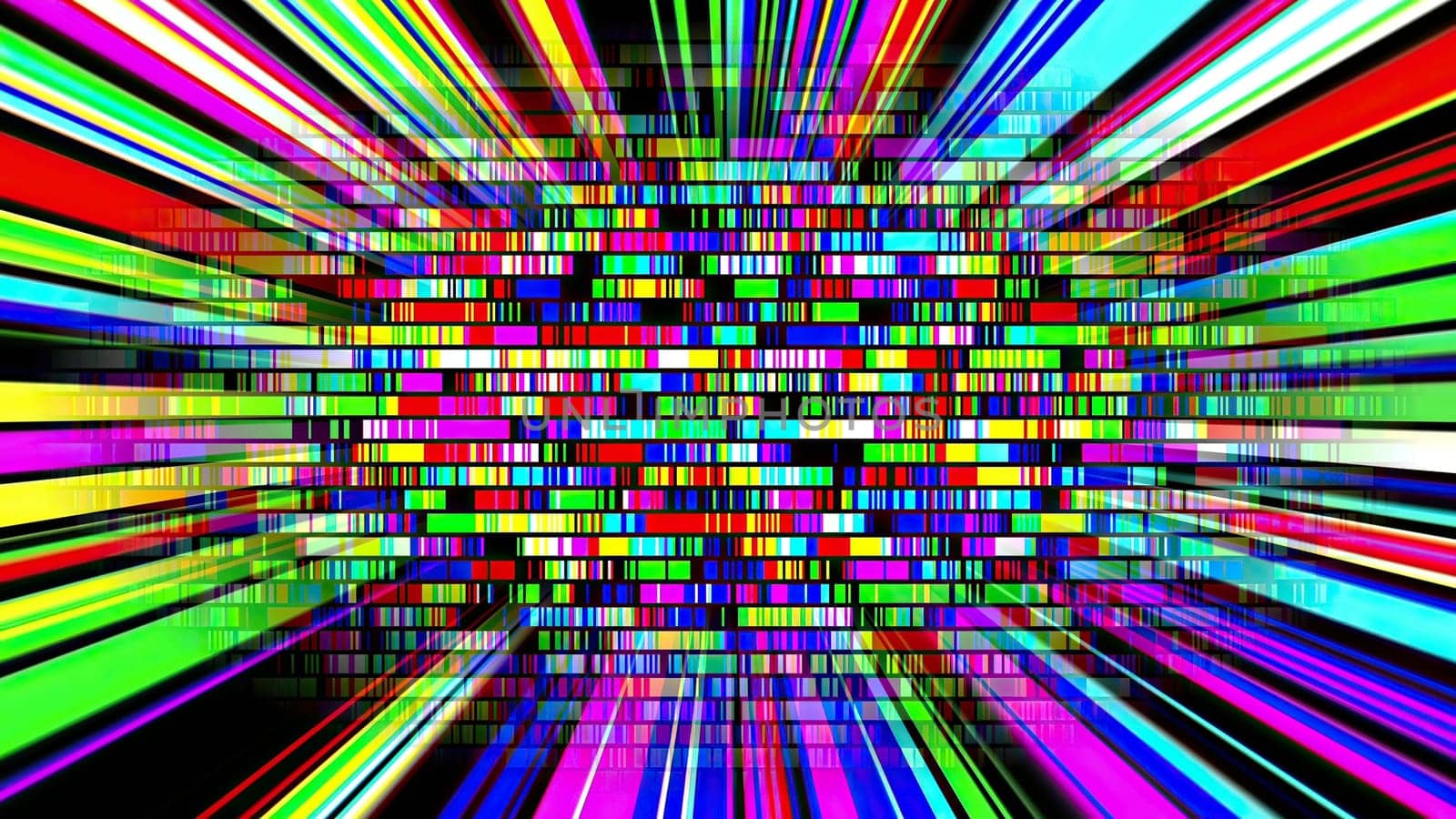 Colorful light rays and pixels,Colorful light rays and pixels