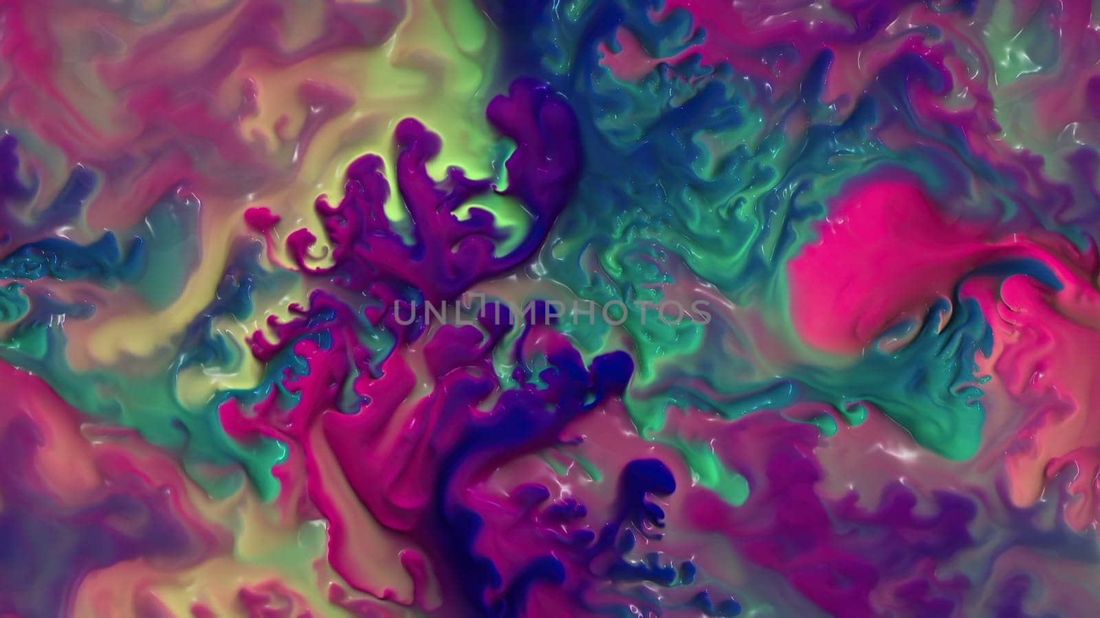 Colorful paint mix with gradient vivid colors,Colorful paint mix with gradient vivid colors