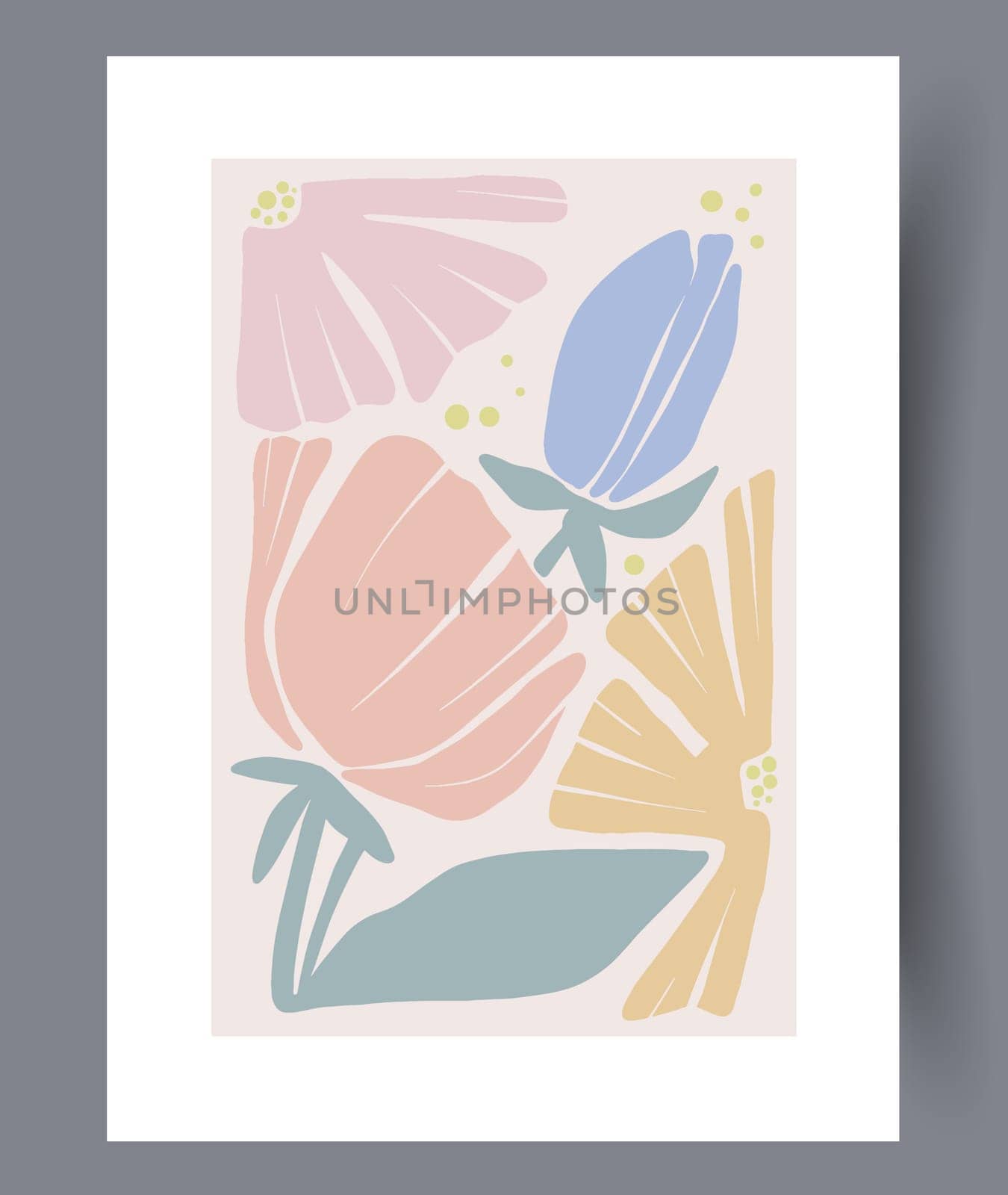 Printable wall art vector poster set vector. Vector illustrationPrintable wall art vector poster set. Hand drawn minimalism design for scandinavian interior.