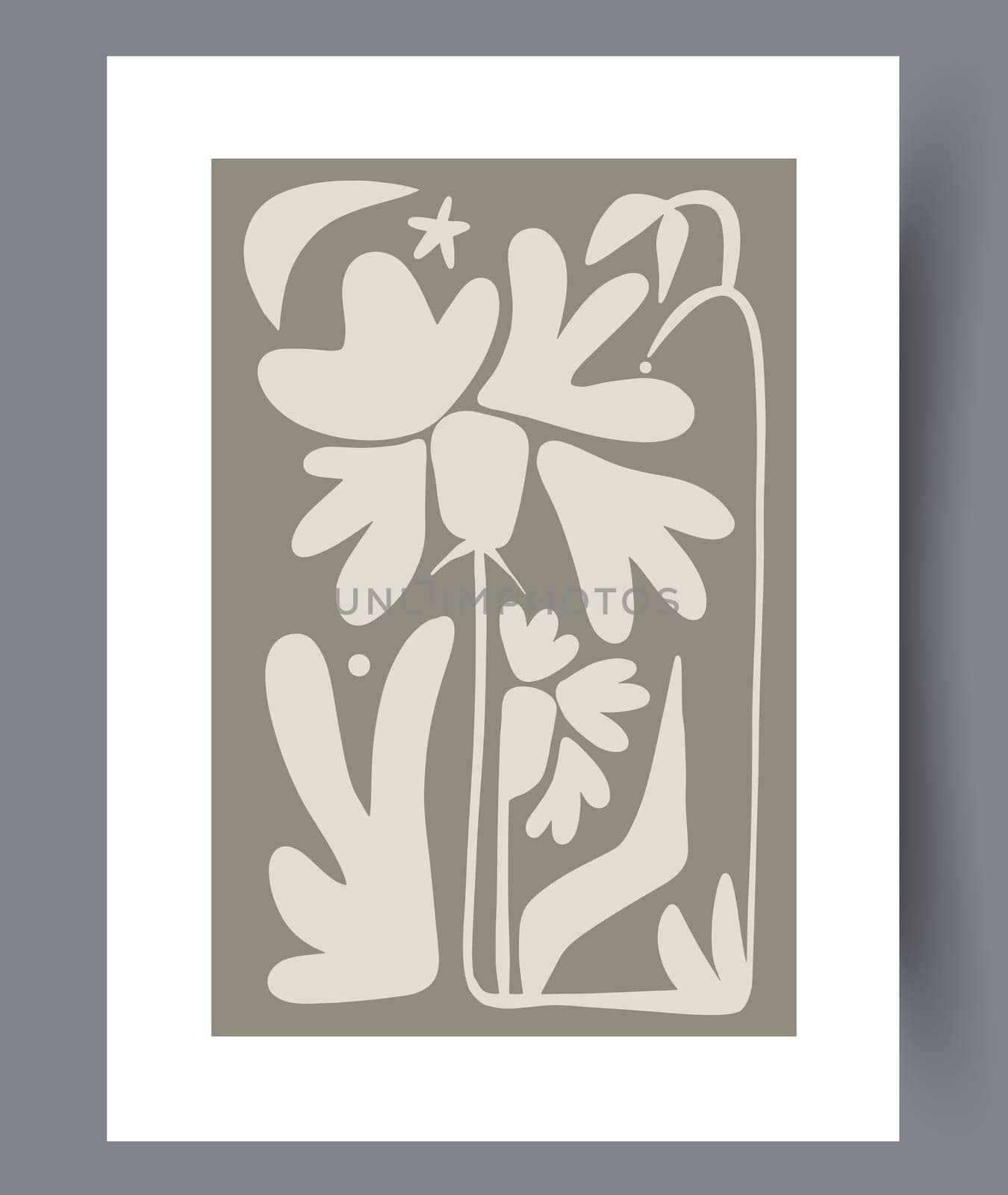 Printable wall art vector poster set vector. Vector illustrationPrintable wall art vector poster set. Hand drawn minimalism design for scandinavian interior.