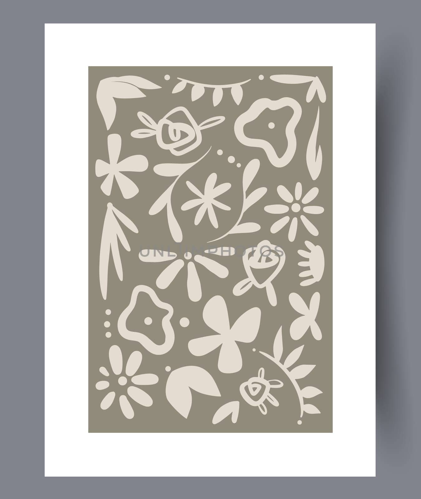 Printable wall art vector poster set vector. Vector illustrationPrintable wall art vector poster set. Hand drawn minimalism design for scandinavian interior.