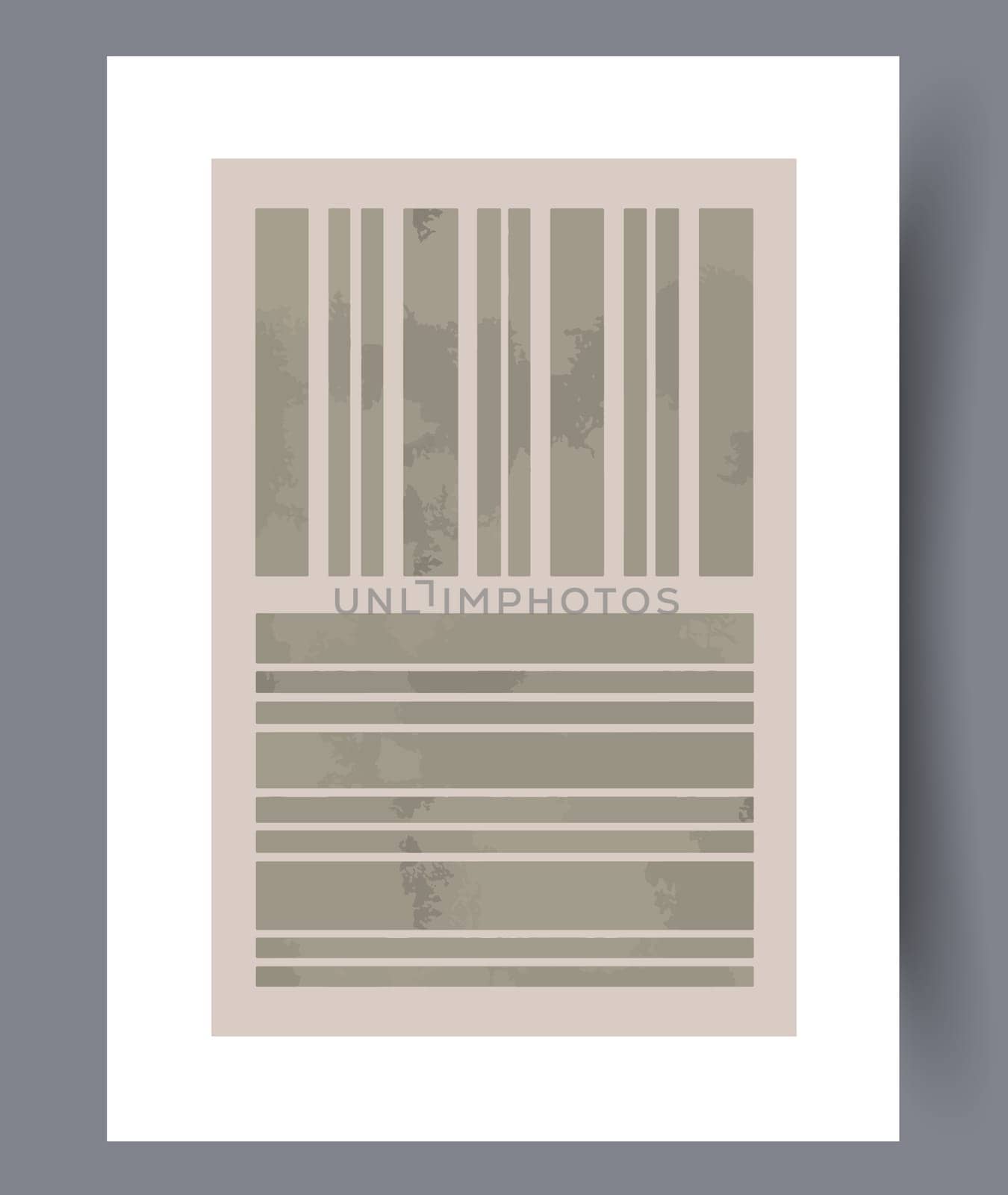 Printable wall art vector poster set vector. Vector illustrationPrintable wall art vector poster set. Hand drawn minimalism design for scandinavian interior.
