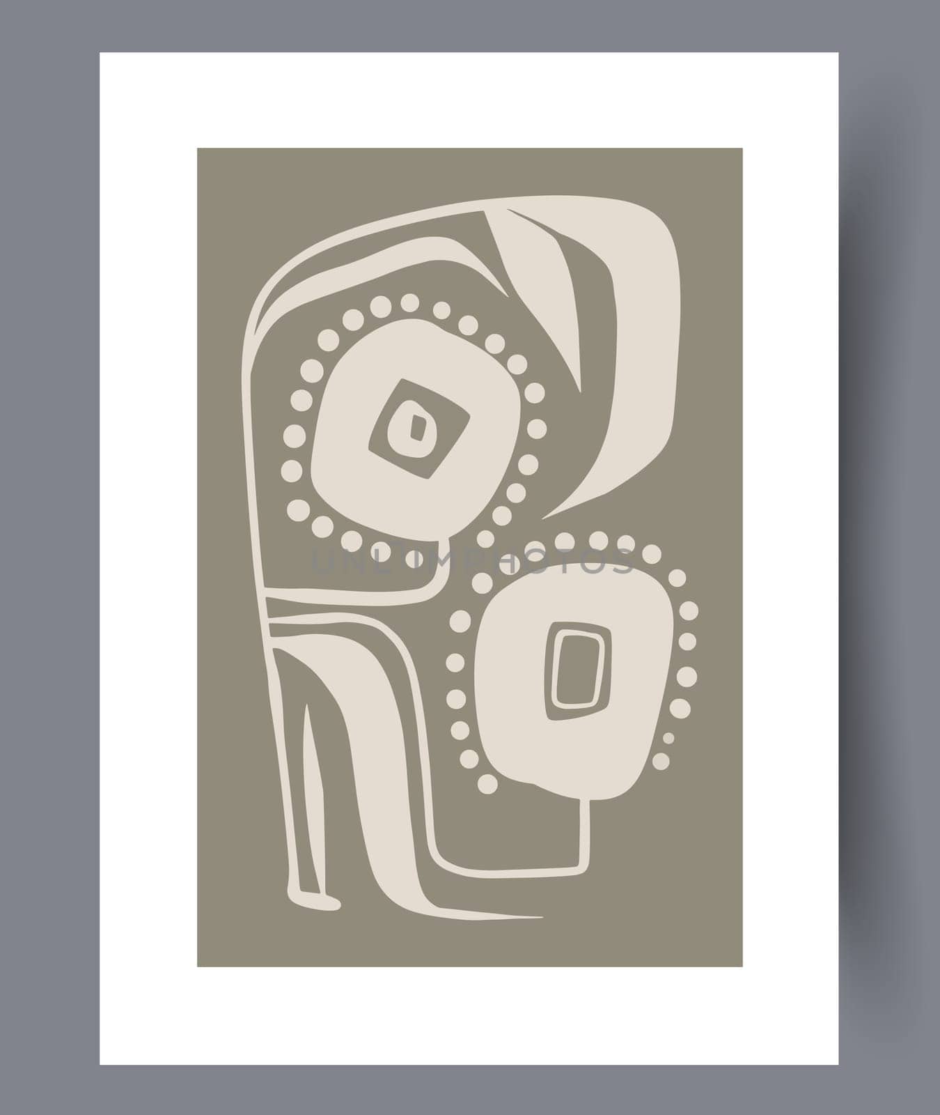 Printable wall art vector poster set vector. Vector illustrationPrintable wall art vector poster set. Hand drawn minimalism design for scandinavian interior.