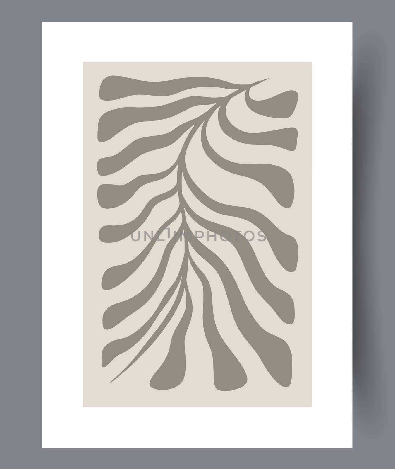 Printable wall art vector poster set vector. Vector illustrationPrintable wall art vector poster set. Hand drawn minimalism design for scandinavian interior.