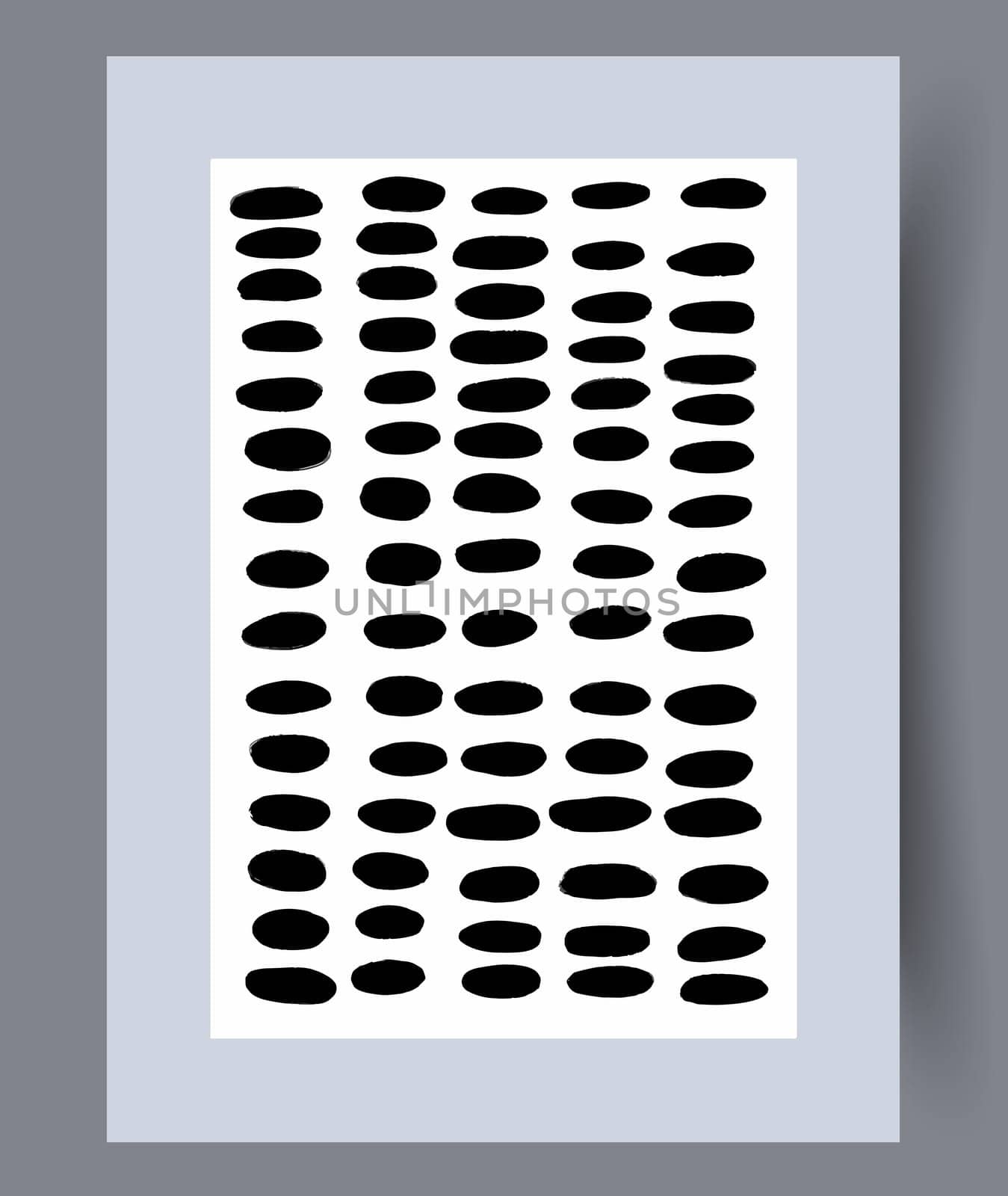 Printable wall art vector poster set. Hand drawn minimalism design for scandinavian interior.