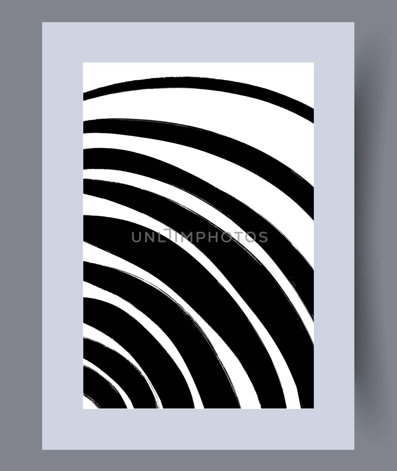 Printable wall art vector poster set. Hand drawn minimalism design for scandinavian interior.