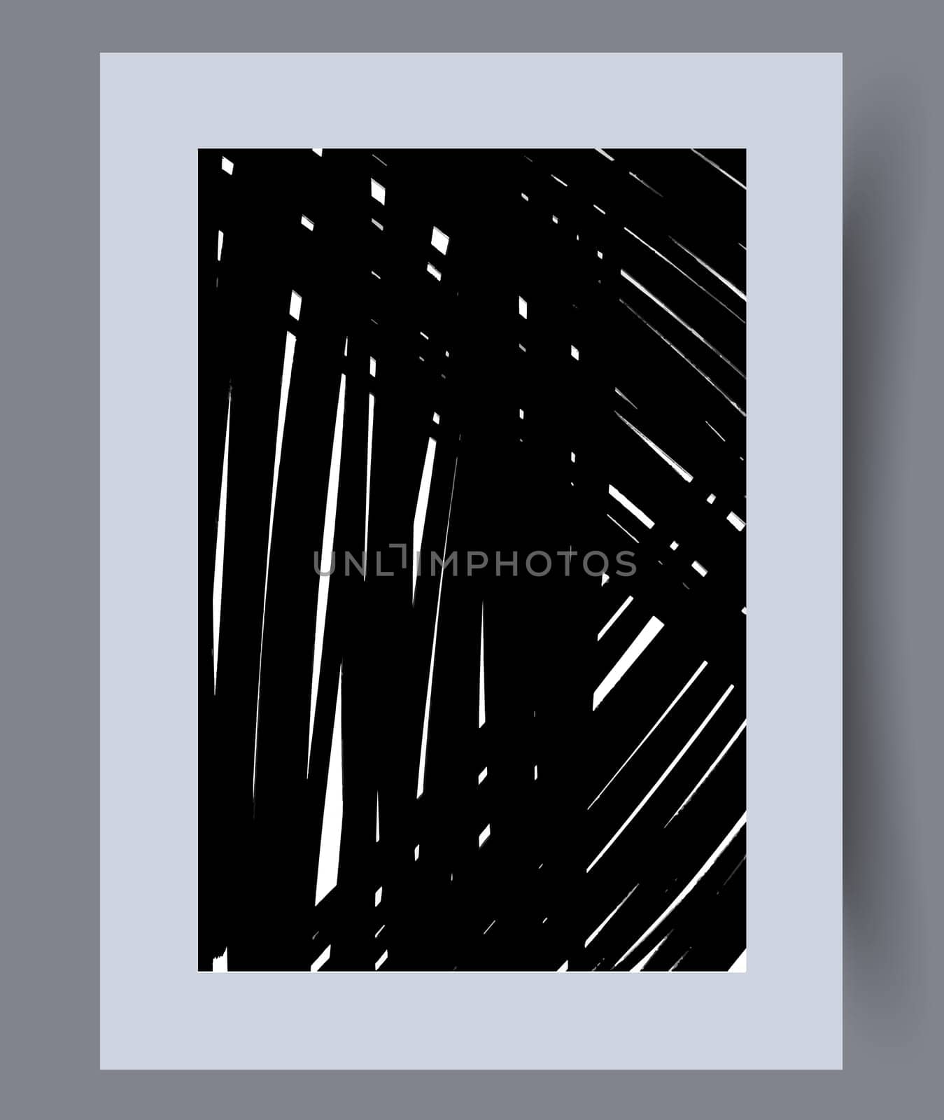Printable wall art vector poster set. Hand drawn minimalism design for scandinavian interior.