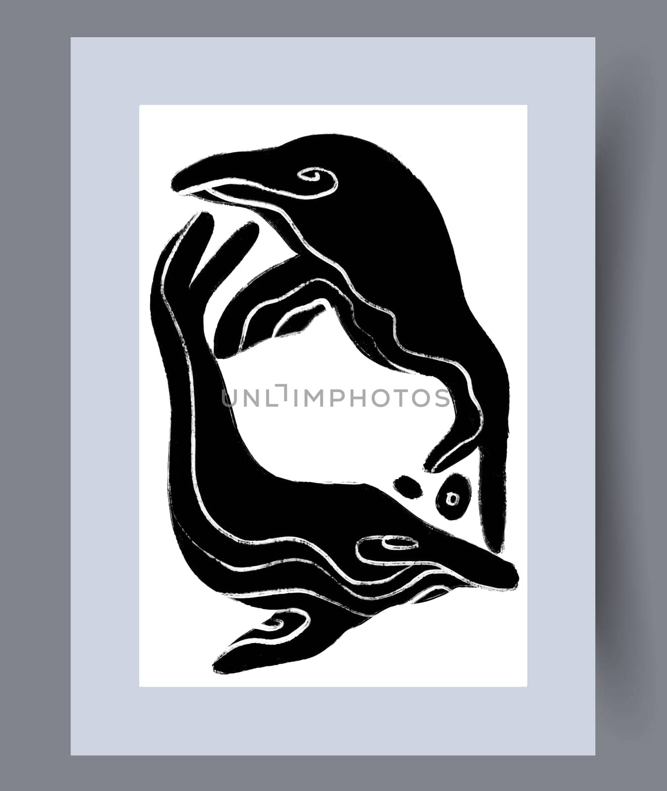 Scandinavian abstract vector print set. Minimalistic abstract wall art background for print. Scandinavian vector style.