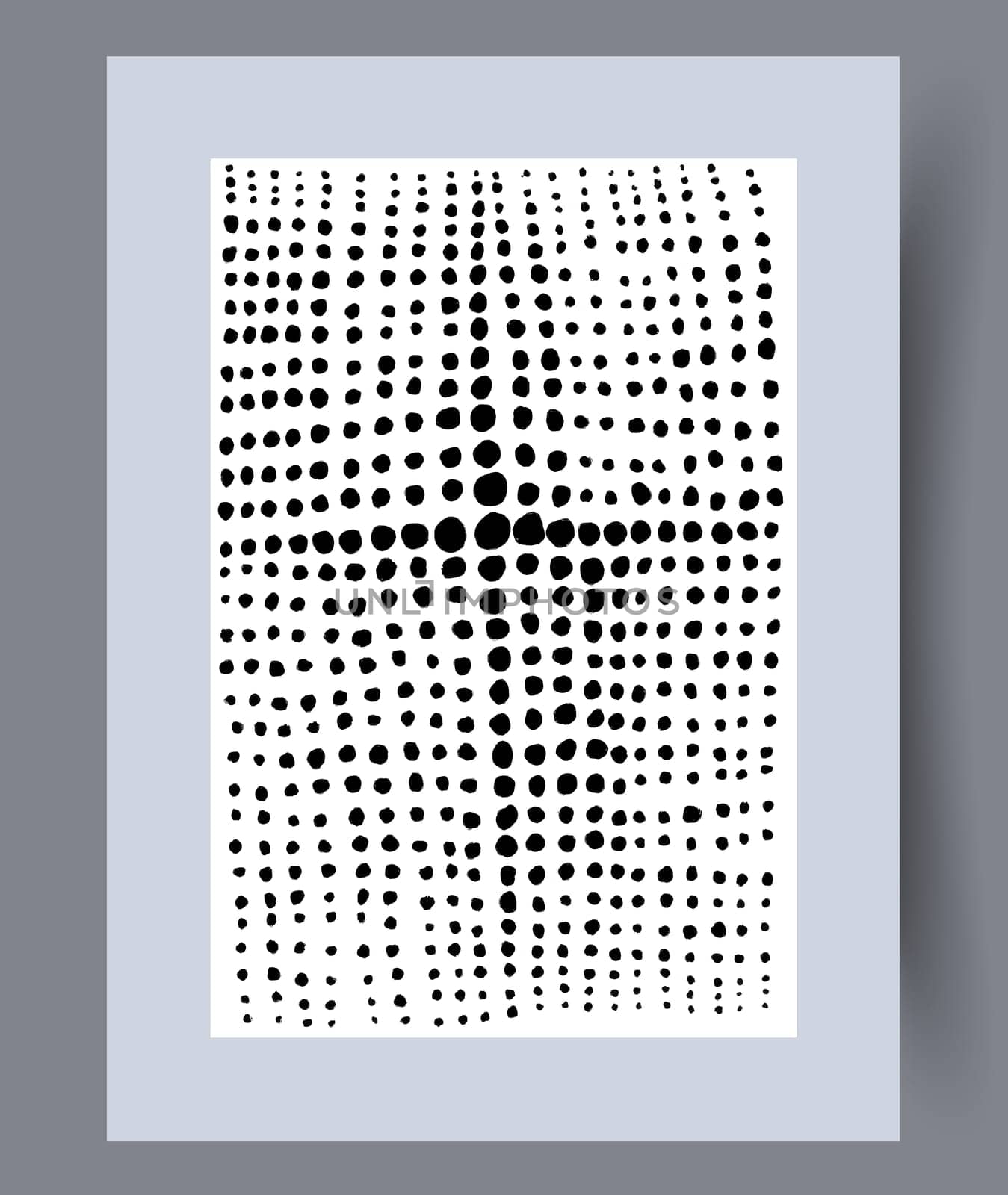 Printable wall art vector poster set. Hand drawn minimalism design for scandinavian interior.