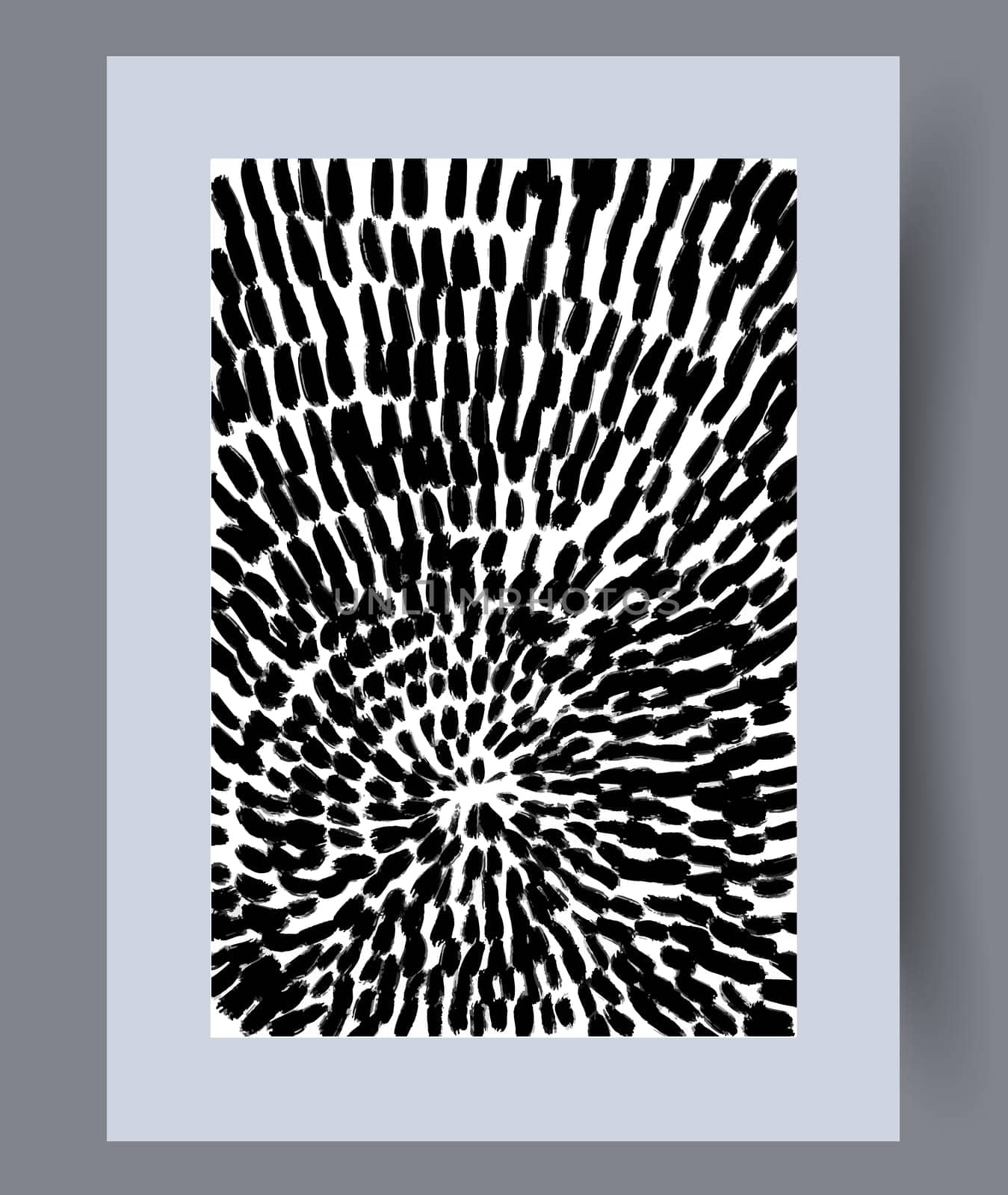 Printable wall art vector poster set. Hand drawn minimalism design for scandinavian interior.