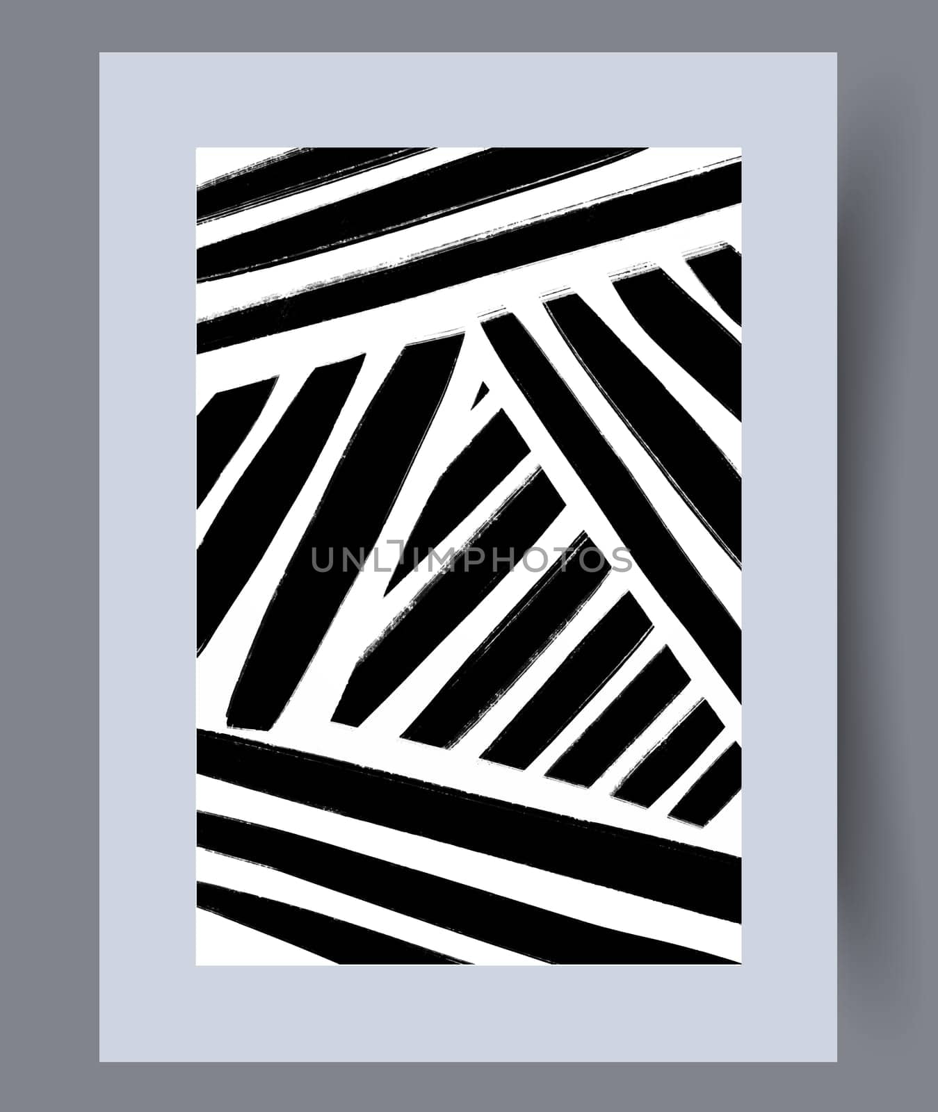 Printable wall art vector poster set. Hand drawn minimalism design for scandinavian interior.