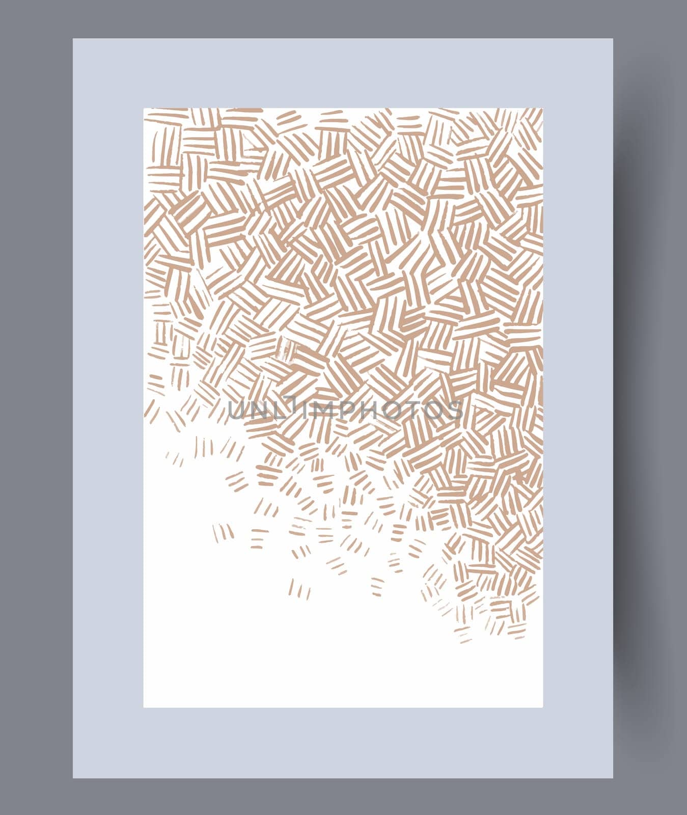 Printable wall art vector poster set. Hand drawn minimalism design for scandinavian interior.