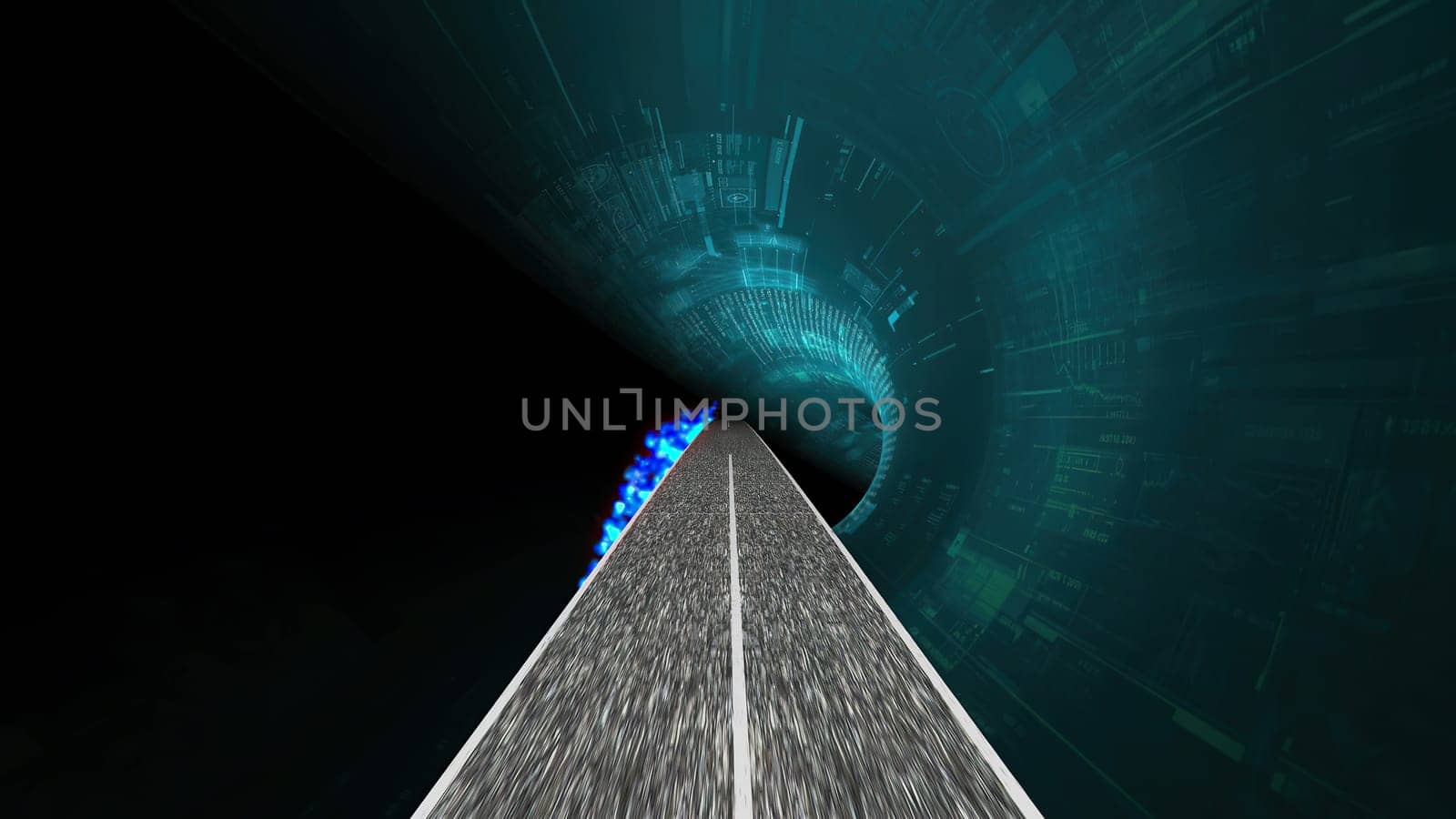 Driving through the hi tech tunnel