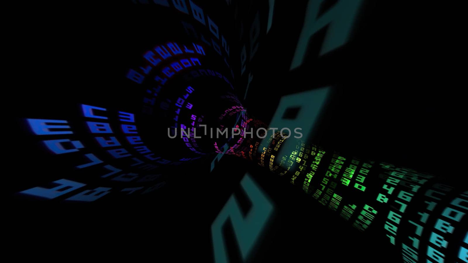 Driving through the binary data tunnel,Driving through the binary data tunnel