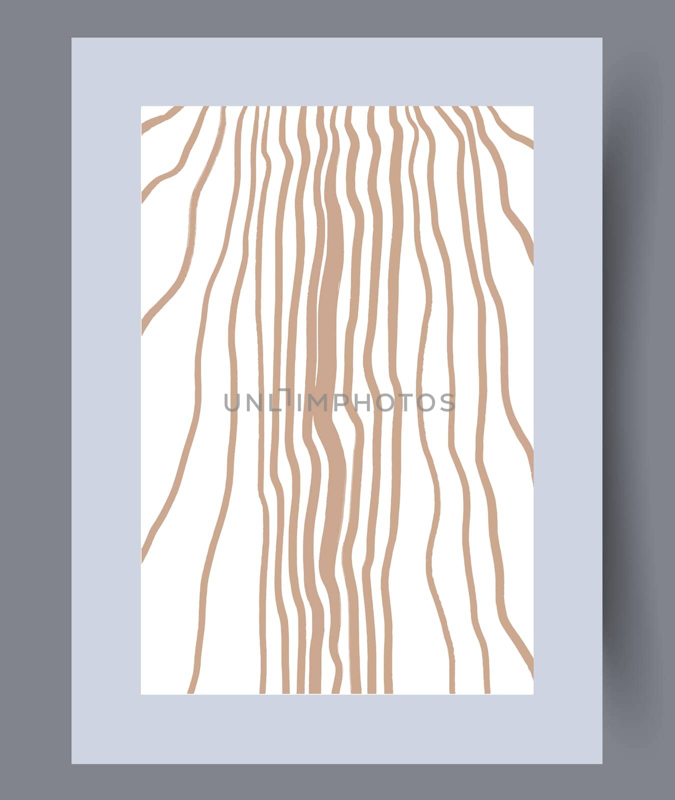 Printable wall art vector poster set. Hand drawn minimalism design for scandinavian interior.