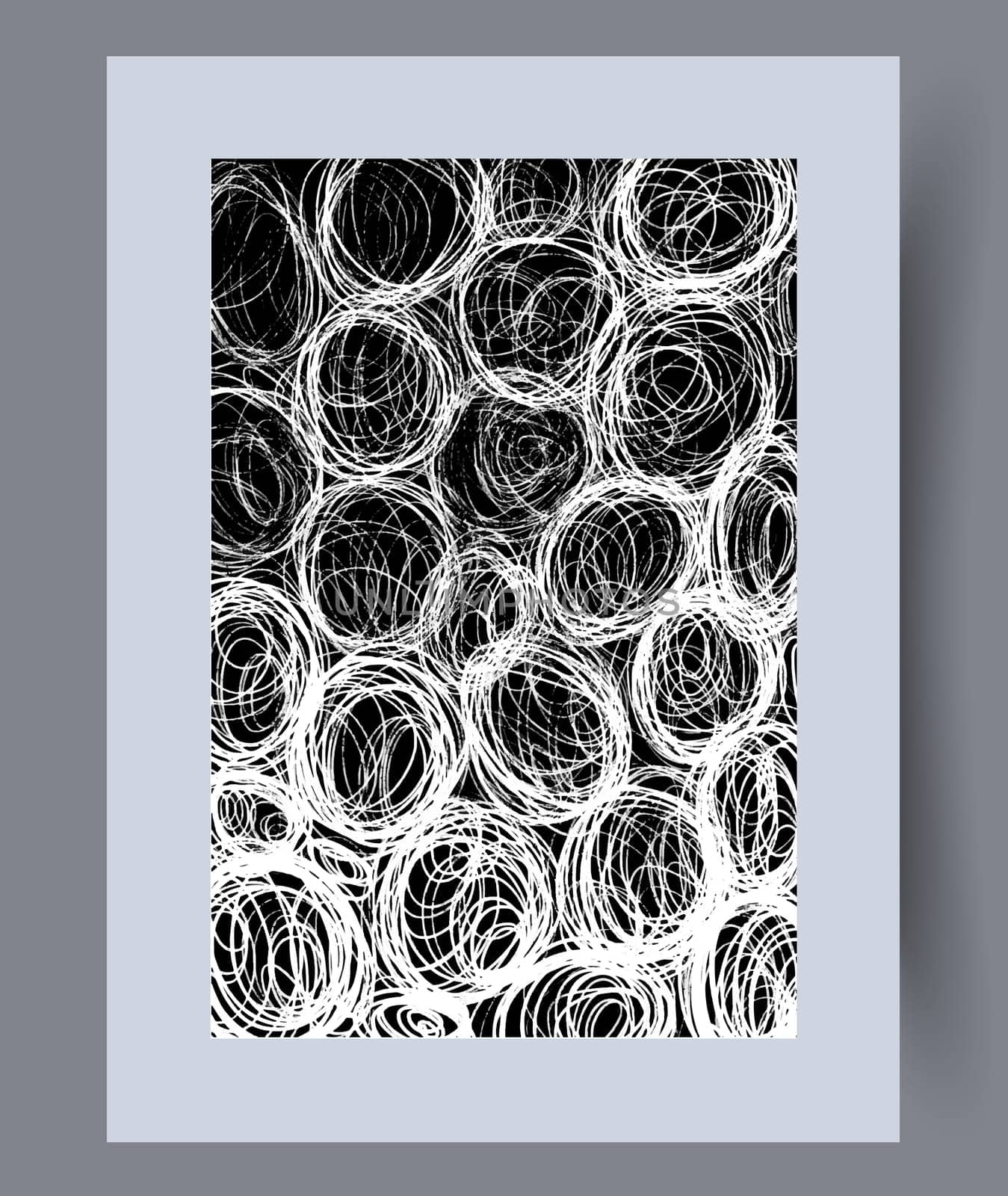 Printable wall art vector poster set. Hand drawn minimalism design for scandinavian interior.
