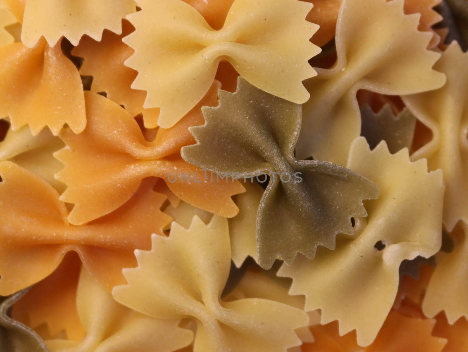 delicious Italian pasta natural food healthy carbohydrates background
