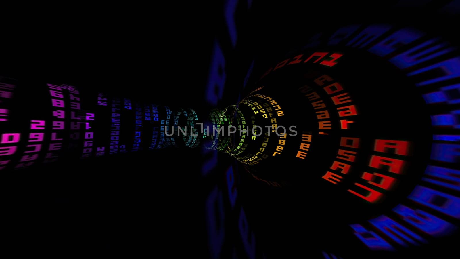 Driving through the binary data tunnel,Driving through the binary data tunnel