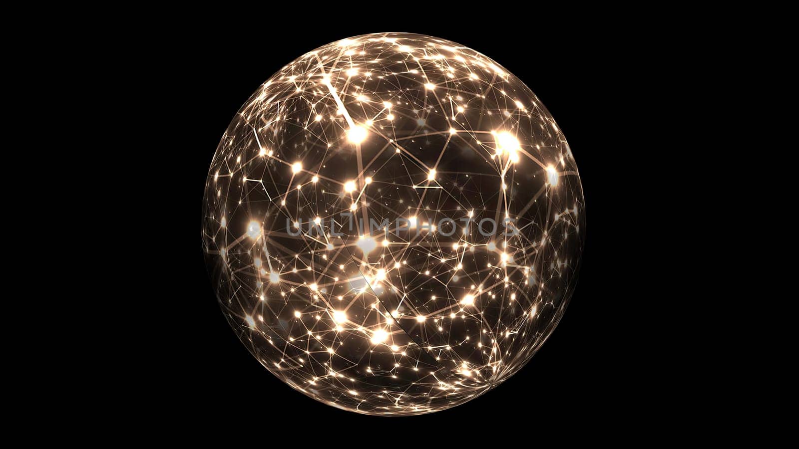 Abstract Plexus Technology Science on rotating sphere concept,Abstract Plexus Technology Science on rotating sphere concept