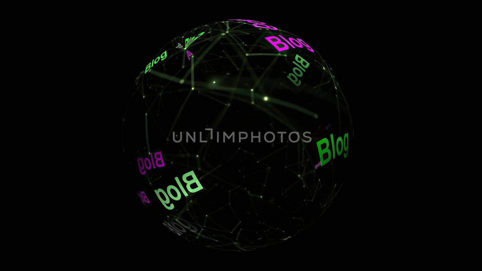 Blog concept on rotating sphere,Blog concept on rotating sphere
