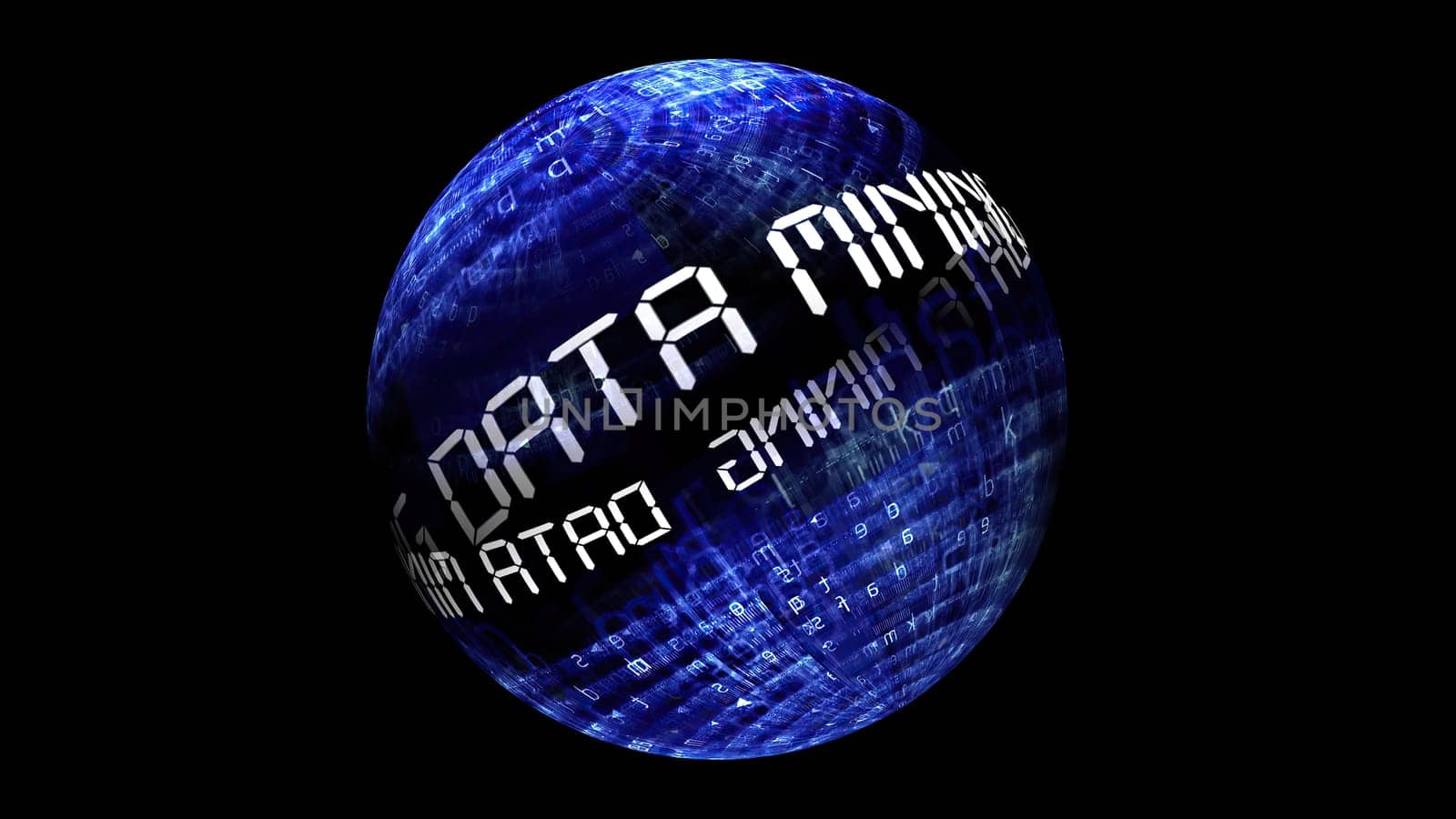 Data mining concept on rotating sphere,Data mining concept on rotating sphere