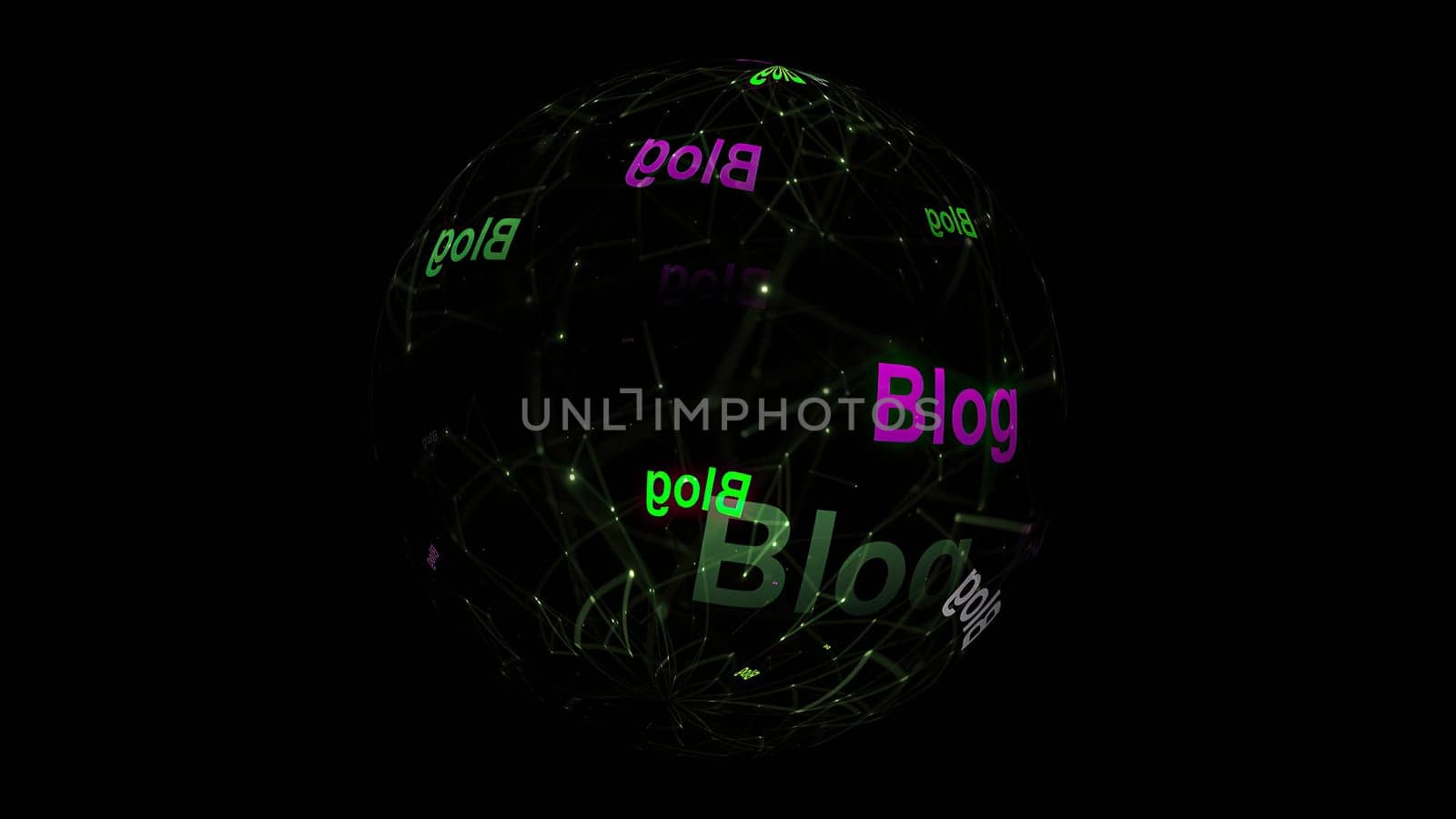 Blog concept on rotating sphere,Blog concept on rotating sphere