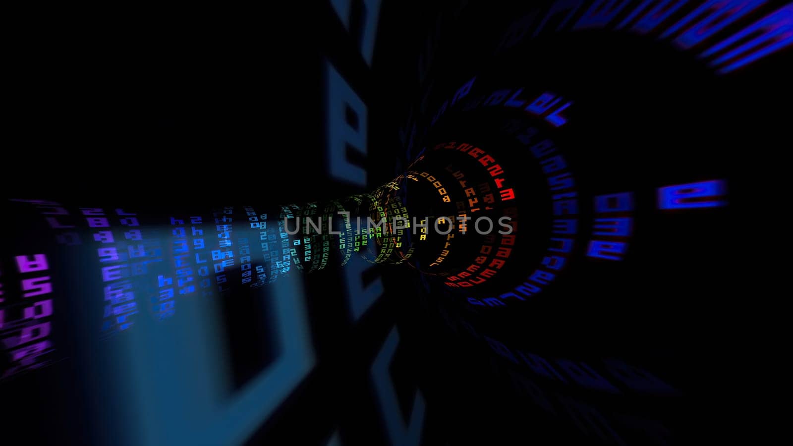 Driving through the binary data tunnel,Driving through the binary data tunnel