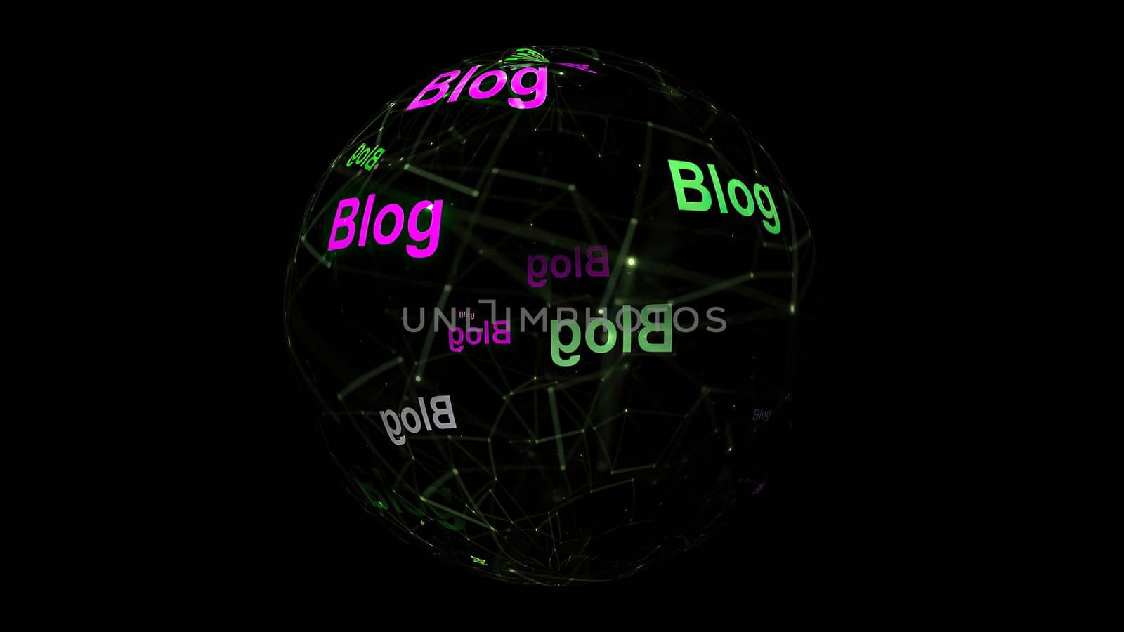Blog concept on rotating sphere,Blog concept on rotating sphere