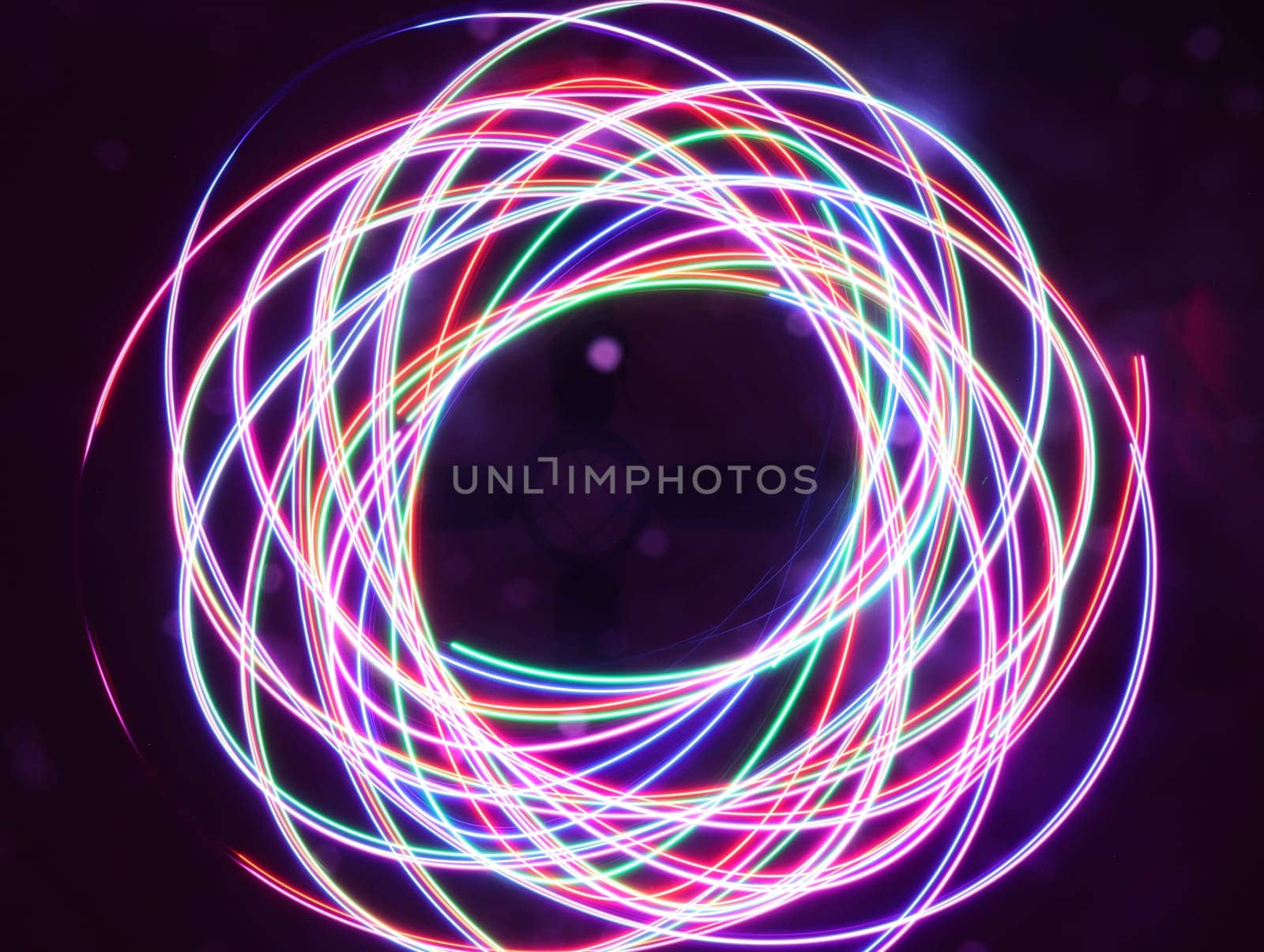 spectacular colored lights with geometric shapes special effects