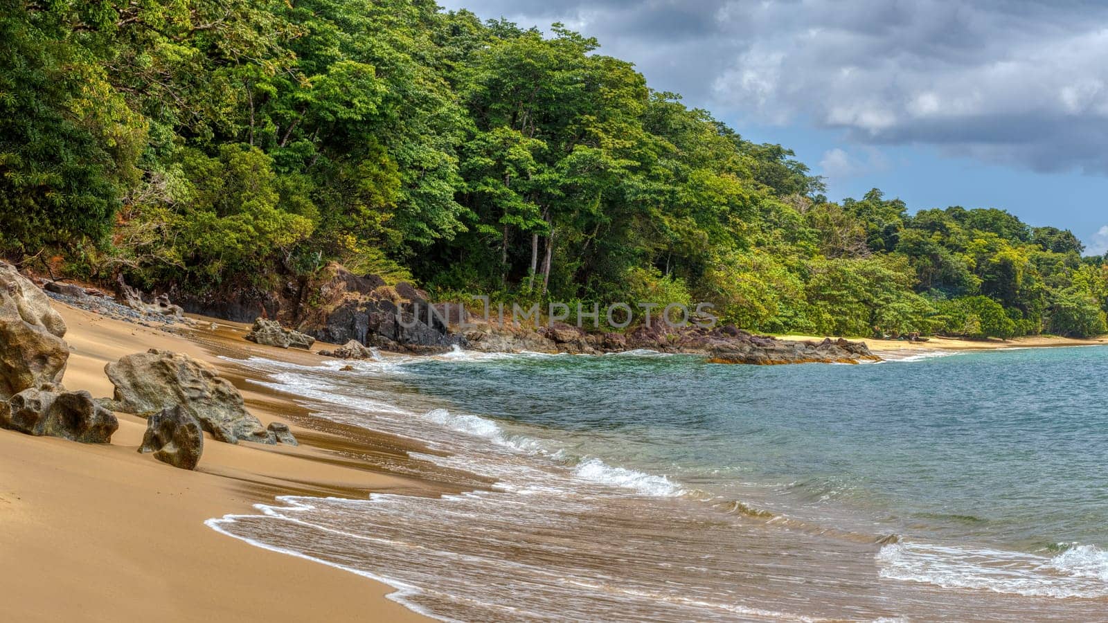 Wild paradise beach in Masoala, Madagascar, Africa Wilderness, beautiful nature wilderness landscape