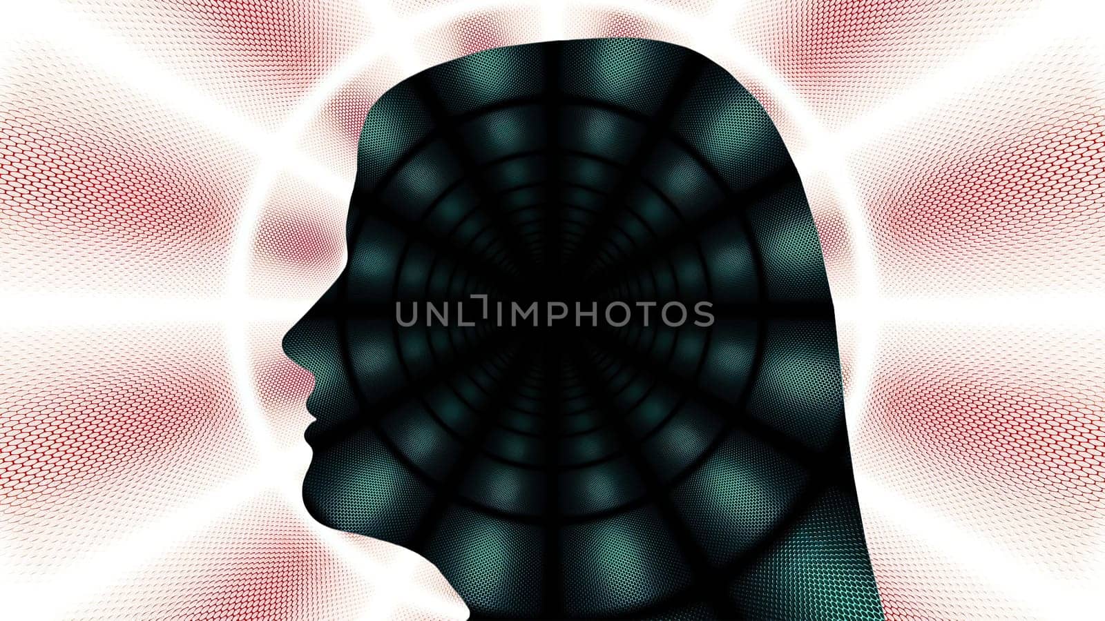 Surreal Colorful Portrait of Woman silhouette,Surreal Colorful Portrait of Woman silhouette
