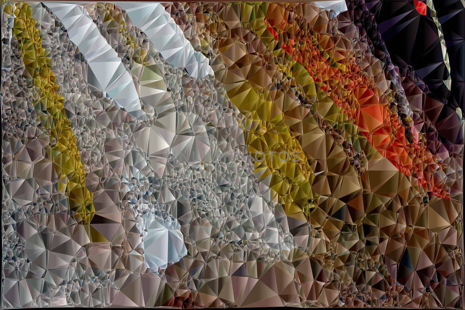 Polygonal geometric pattern triangles background