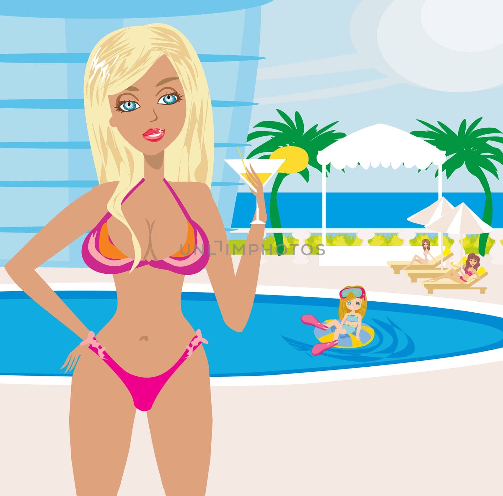 fun in the pool