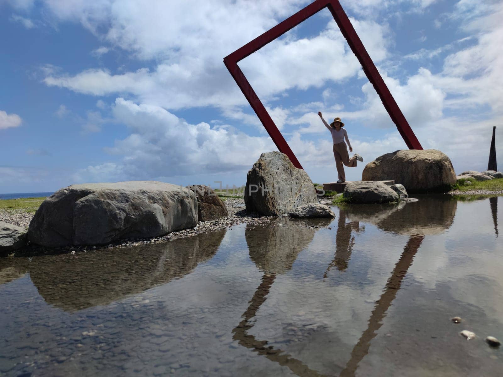The International landmark of Seaside Park in Taitung, Taiwan
