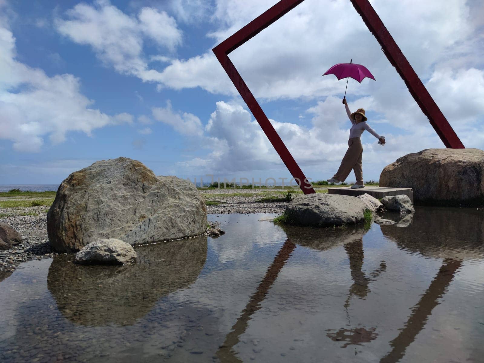 The International landmark of Seaside Park in Taitung, Taiwan