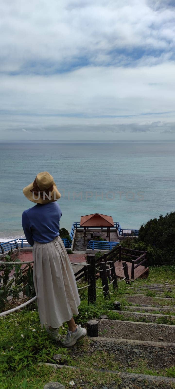 The Nantian Observation Deck, Taitung, enjoy the beautiful coastline of Taitung