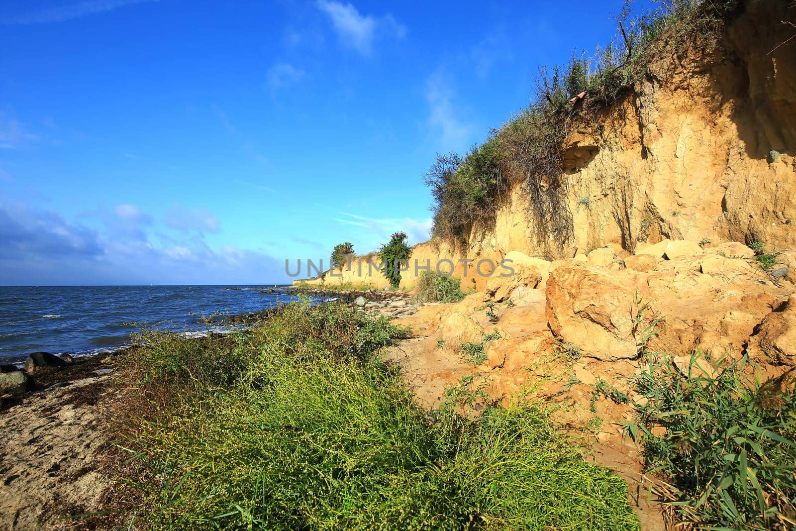Klein Zicker dreamy landscape on the Baltic Sea island of Rügen