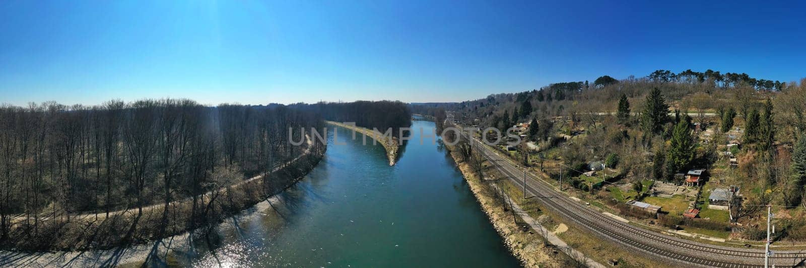 The Iller flows into the Danube here at the Illerspitze near Neu-Ulm