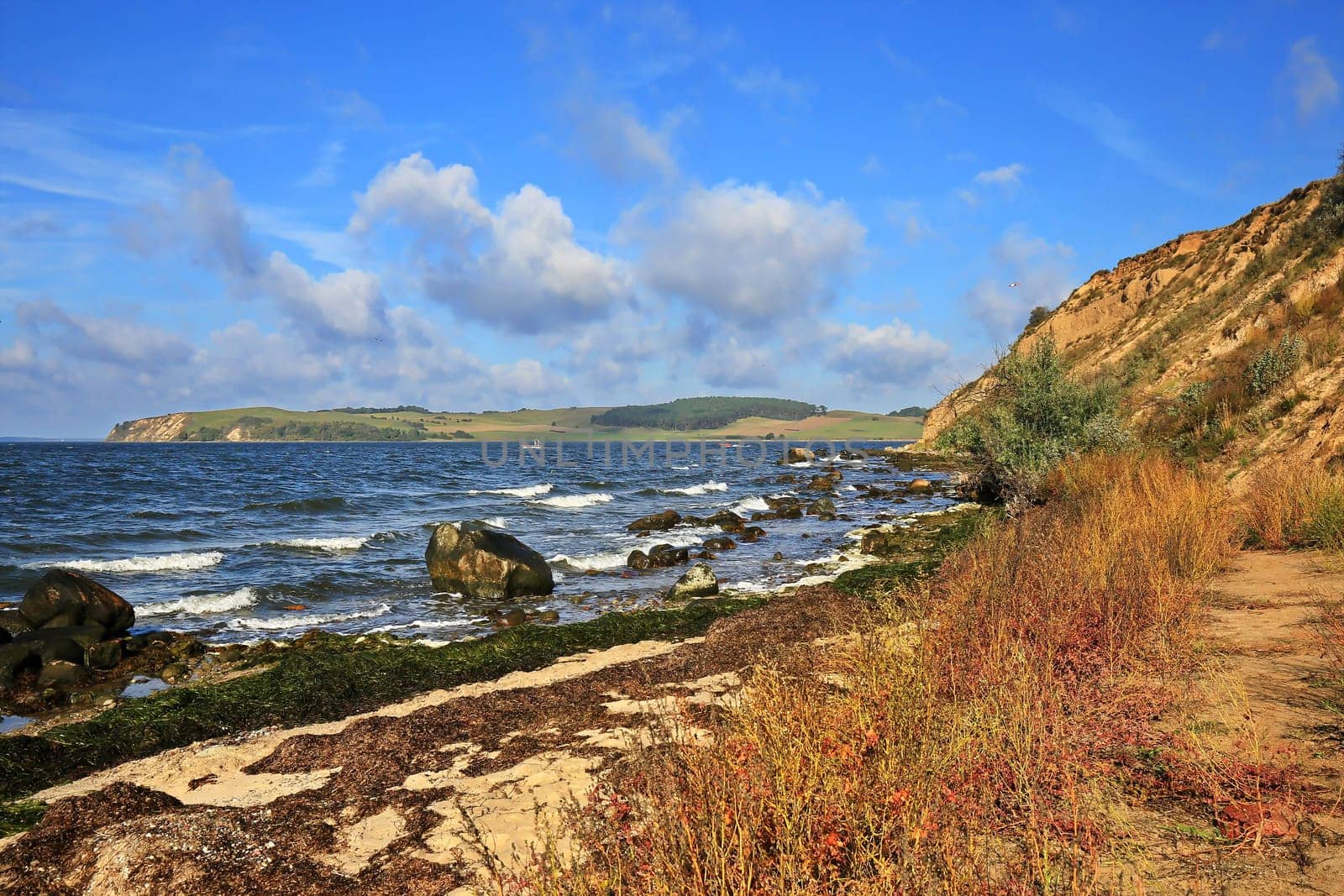 Klein Zicker dreamy landscape on the Baltic Sea island of Rügen