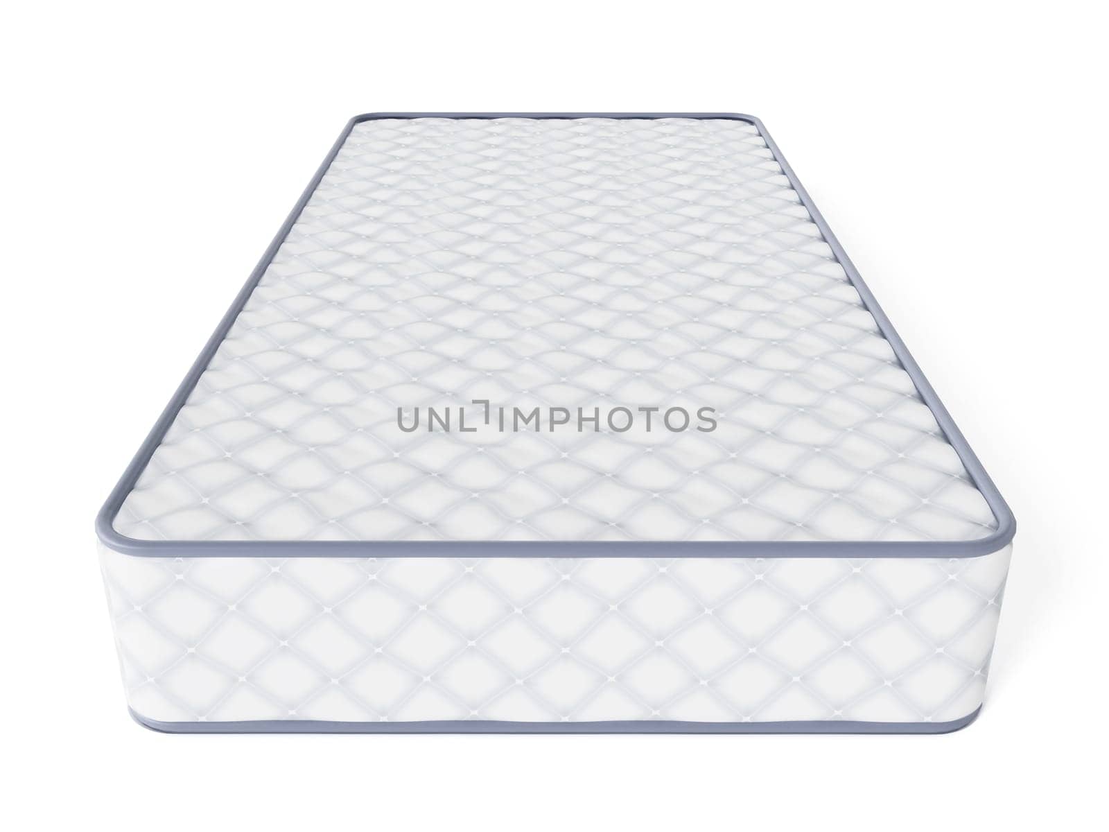 Mattress isolated on white background. 3D illustration.