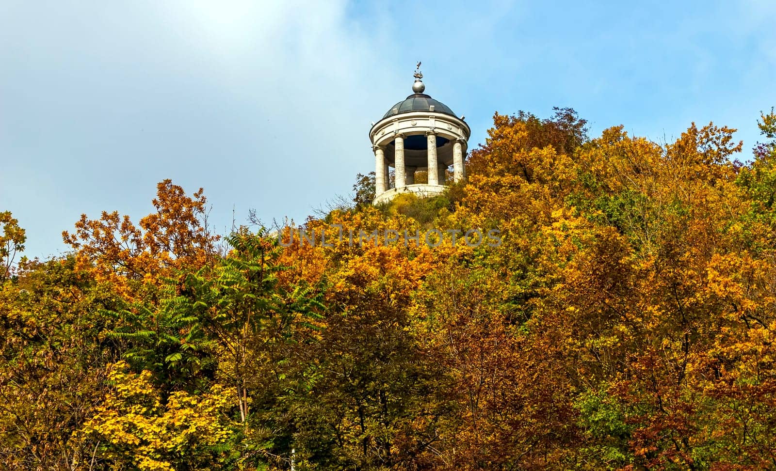 Old gazebo in the park.